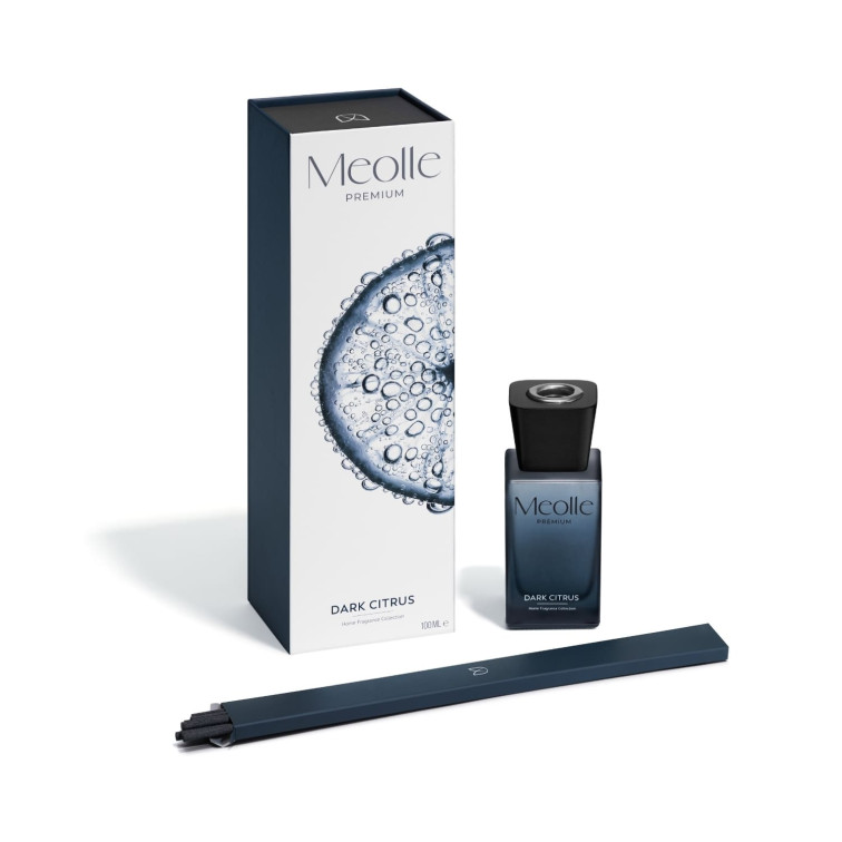 Odorizant cu bețișoare parfumate Meolle 100 ml – Dark Citrus