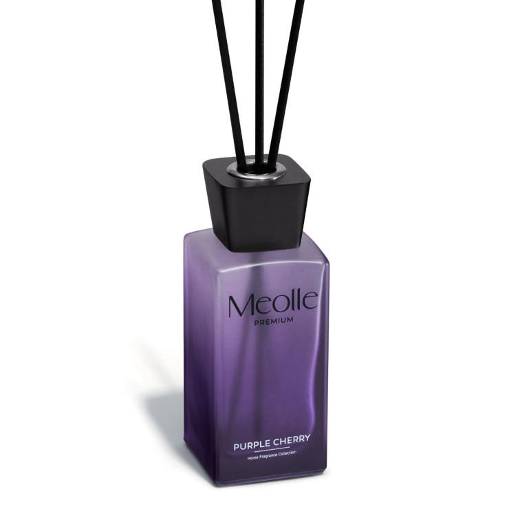 Odorizant cu bețișoare parfumate Meolle 250 ml – Purple Cherry