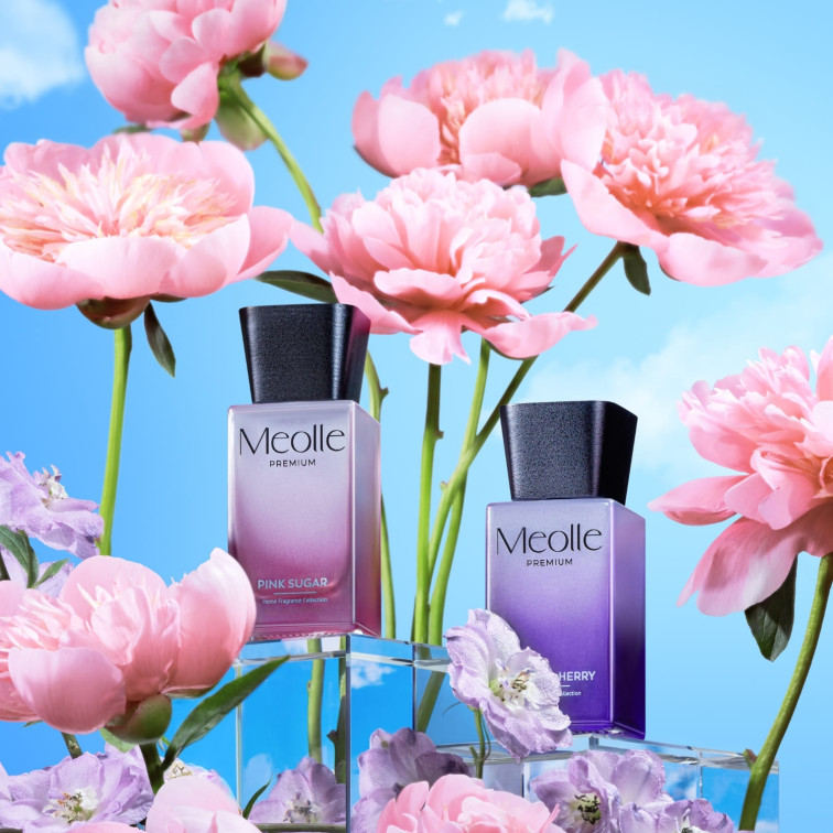 Odorizant cu bețișoare parfumate Meolle 100 ml – Pink Sugar
