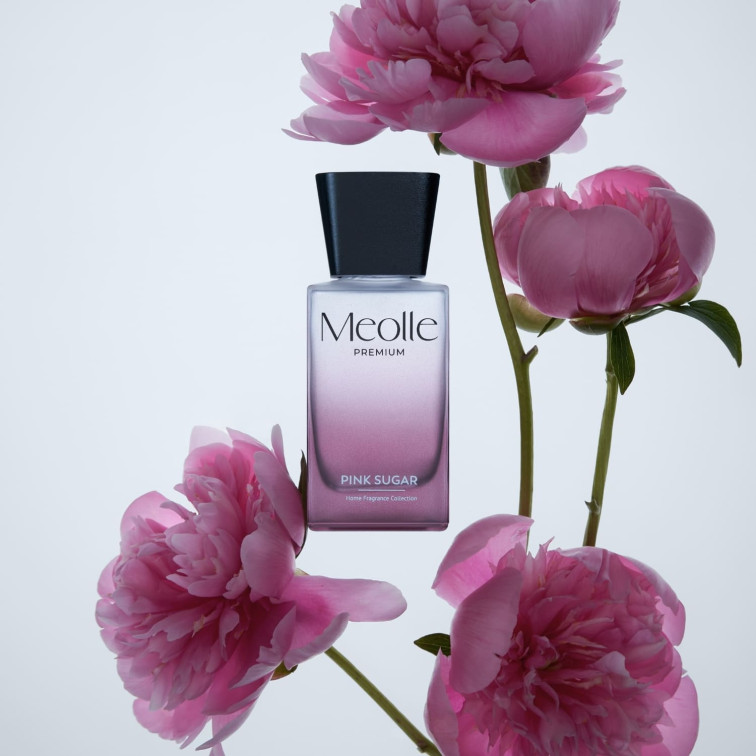 Odorizant cu bețișoare parfumate Meolle 100 ml – Pink Sugar