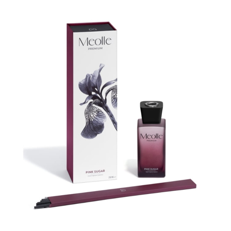 Odorizant cu bețișoare parfumate Meolle 250 ml – Pink Sugar